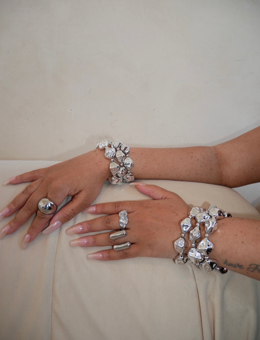 Chrome crush bracelet