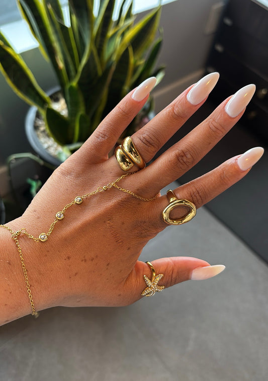 Dripline chain bracelet