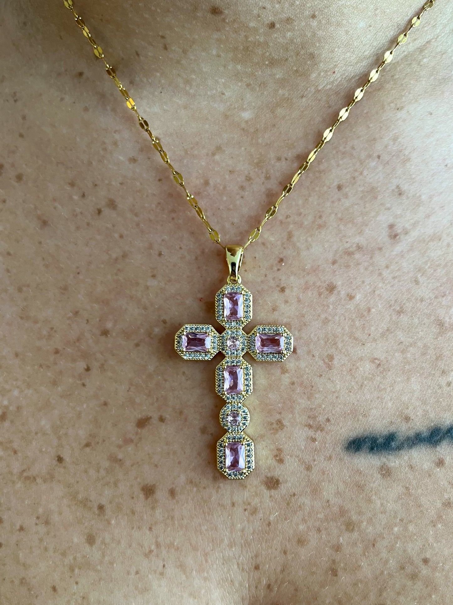 The pink collection cross