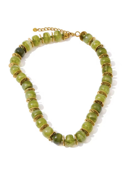 Matcha mood necklace
