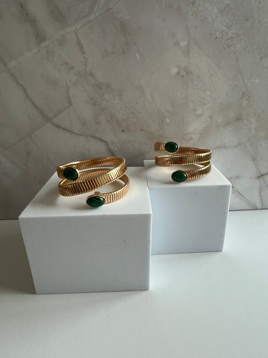 Gold wrap bangle